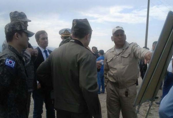 Hərbi attaşelər Tərtər rayonuna gəliblər (FOTO)