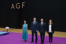 Batut gimnastikası və tamblinq üzrə Azərbaycan çempionatının ikinci yarış gününün qalibləri mükafatlandırılıb (FOTO)