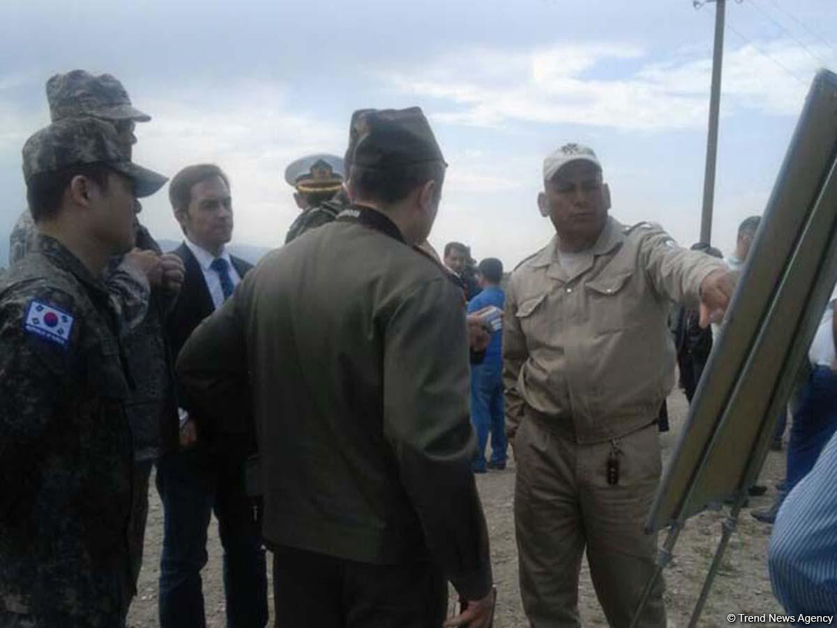 Hərbi attaşelər Tərtər rayonuna gəliblər (FOTO)