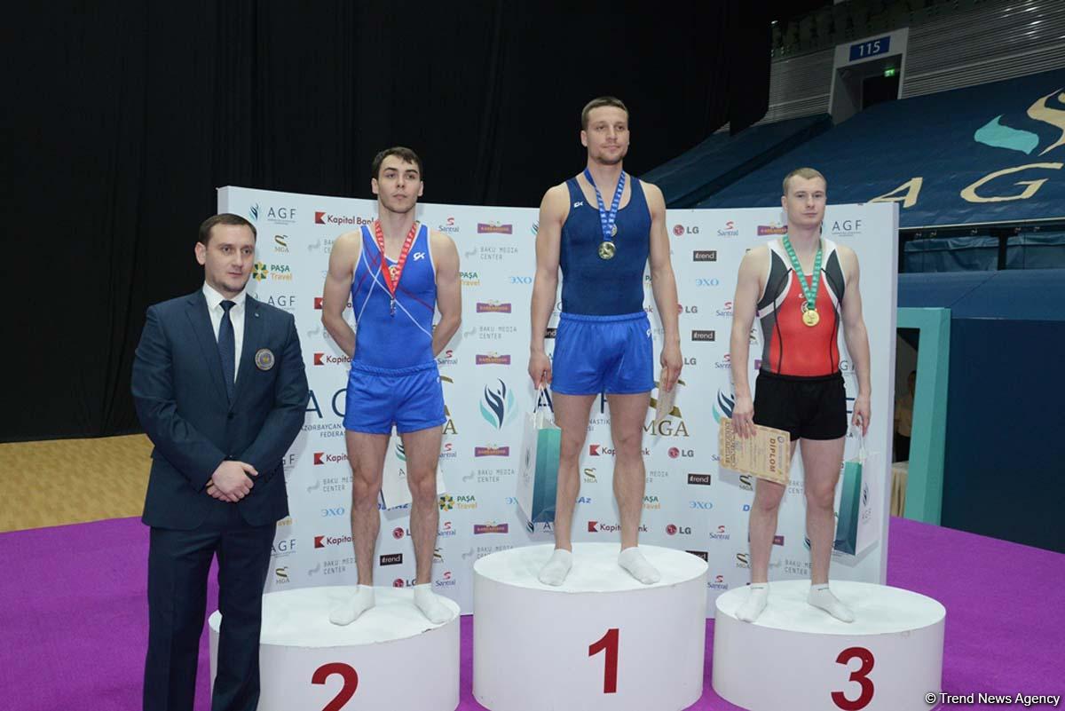 Batut gimnastikası və tamblinq üzrə Azərbaycan çempionatının ikinci yarış gününün qalibləri mükafatlandırılıb (FOTO)