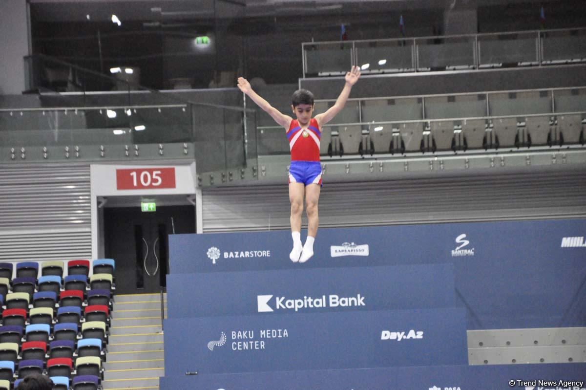 Batut gimnastikası və tamblinq üzrə Azərbaycan çempionatı və Bakı birinciliyində son yarış günü (FOTO)