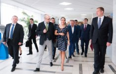 Leyla Əliyeva Moskva Dövlət Beynəlxalq Münasibətlər İnstitutunun müəllim və tələbə heyəti ilə görüşüb (FOTO)