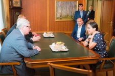 Leyla Əliyeva Moskva Dövlət Beynəlxalq Münasibətlər İnstitutunun müəllim və tələbə heyəti ilə görüşüb (FOTO)