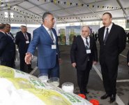 Prezident İlham Əliyev XXII Azərbaycan Beynəlxalq qida sənayesi və X Azərbaycan Beynəlxalq kənd təsərrüfatı sərgiləri ilə tanış olub (FOTO)