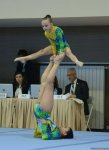Akrobatika gimnastikası üzrə Azərbaycan və Bakı birinciliyi başlayıb (FOTO)