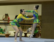 Akrobatika gimnastikası üzrə Azərbaycan və Bakı birinciliyi başlayıb (FOTO)