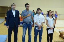 Akrobatika gimnastikası üzrə Azərbaycan və Bakı birinciliyi başlayıb (FOTO)
