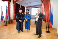 Leyla Əliyevaya Moskva Dövlət Humanitar İqtisad Universitetinin fəxri professoru diplomu təqdim olunub (FOTO)