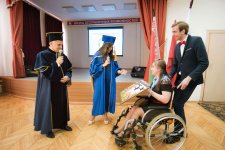 Leyla Əliyevaya Moskva Dövlət Humanitar İqtisad Universitetinin fəxri professoru diplomu təqdim olunub (FOTO)