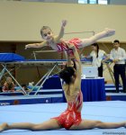 Akrobatika gimnastikası üzrə Azərbaycan və Bakı birinciliyinin ikinci yarış günü başlayıb (FOTO)
