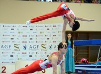 Akrobatika gimnastikası üzrə Azərbaycan və Bakı birinciliyinin ikinci yarış günü başlayıb (FOTO)