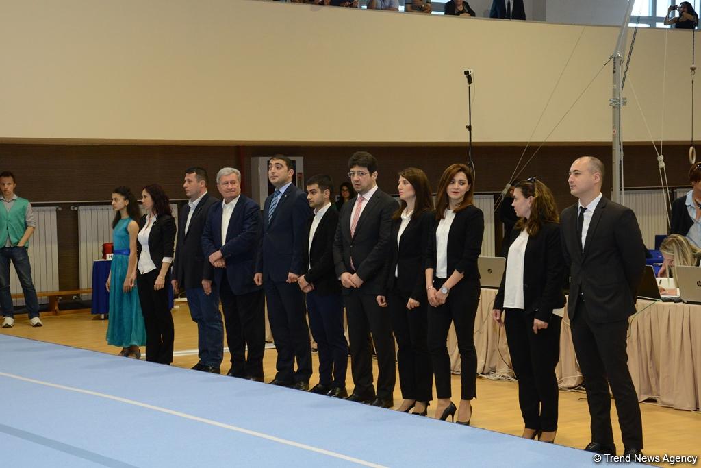 Akrobatika gimnastikası üzrə Azərbaycan və Bakı birinciliyinin qaliblərinin mükafatlandırma mərasimi keçirilib (FOTO)