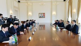 Prezident İlham Əliyev: Azərbaycan Çinin daha çox şirkətlərinin ölkə iqtisadiyyatında iştirakında maraqlıdır