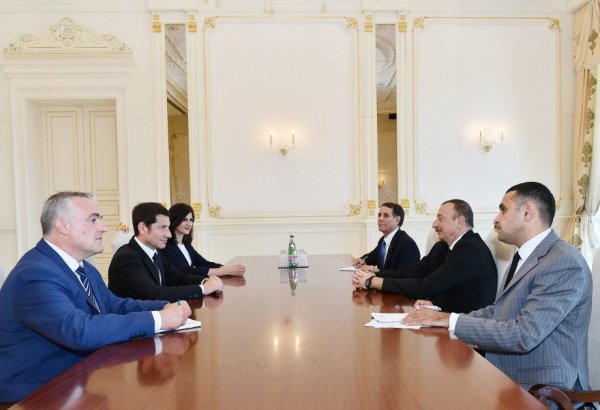 Prezident İlham Əliyev Kann şəhərinin merini qəbul edib
