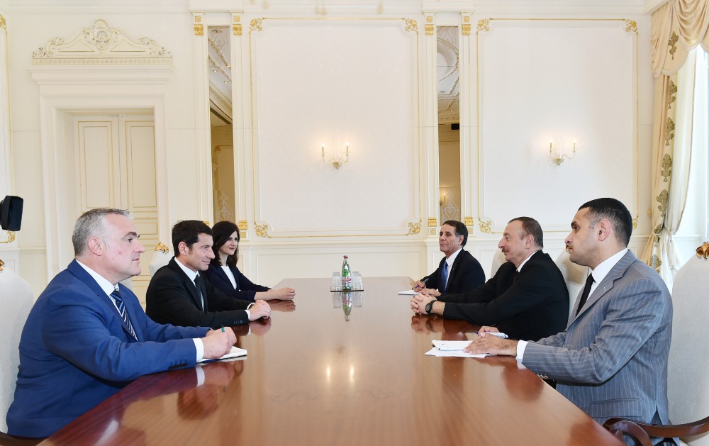 Prezident İlham Əliyev Kann şəhərinin merini qəbul edib