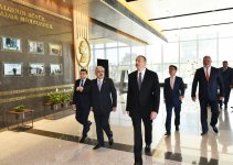 Prezident İlham Əliyev Dövlət Neft Şirkətinin yeni inzibati binasının açılışında iştirak edib (ƏLAVƏ OLUNUB) (FOTO)