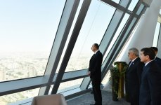 Prezident İlham Əliyev Dövlət Neft Şirkətinin yeni inzibati binasının açılışında iştirak edib (ƏLAVƏ OLUNUB) (FOTO)