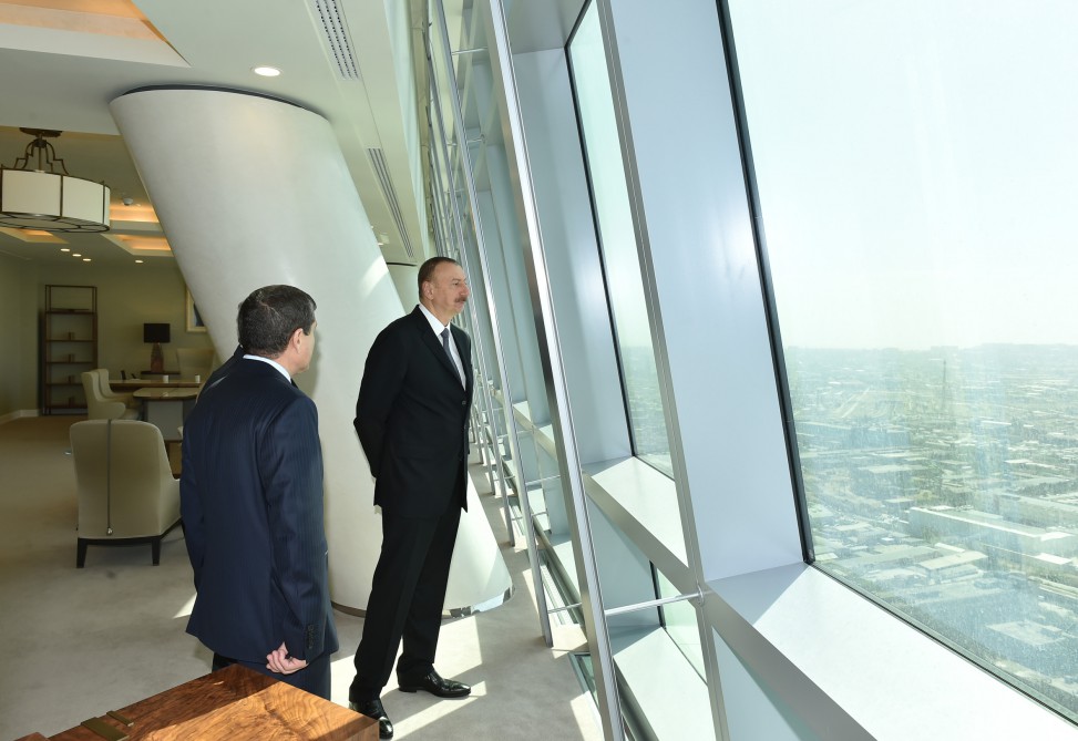 Prezident İlham Əliyev Dövlət Neft Şirkətinin yeni inzibati binasının açılışında iştirak edib (ƏLAVƏ OLUNUB) (FOTO)