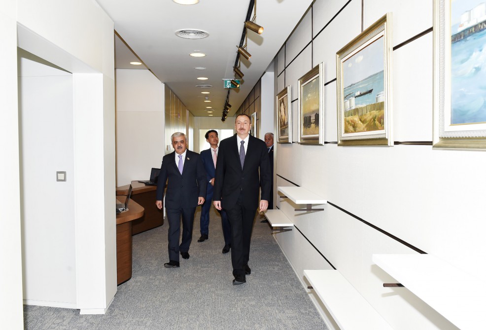 Prezident İlham Əliyev Dövlət Neft Şirkətinin yeni inzibati binasının açılışında iştirak edib (ƏLAVƏ OLUNUB) (FOTO)