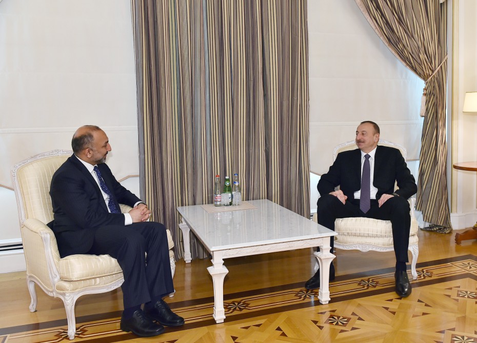 Prezident İlham Əliyev Əfqanıstanın Təhlükəsizlik Şurasının katibini qəbul edib (FOTO)