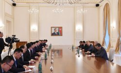 Prezident İlham Əliyev Çinin Dövlət Şurası Sədrinin birinci müavinini qəbul edib (FOTO)