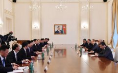 Prezident İlham Əliyev Çinin Dövlət Şurası Sədrinin birinci müavinini qəbul edib (FOTO)