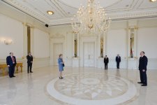İlham Əliyev Böyük Britaniya və Şimali İrlandiya Birləşmiş Krallığının Azərbaycanda yeni təyin olunmuş səfirinin etimadnaməsini qəbul edib