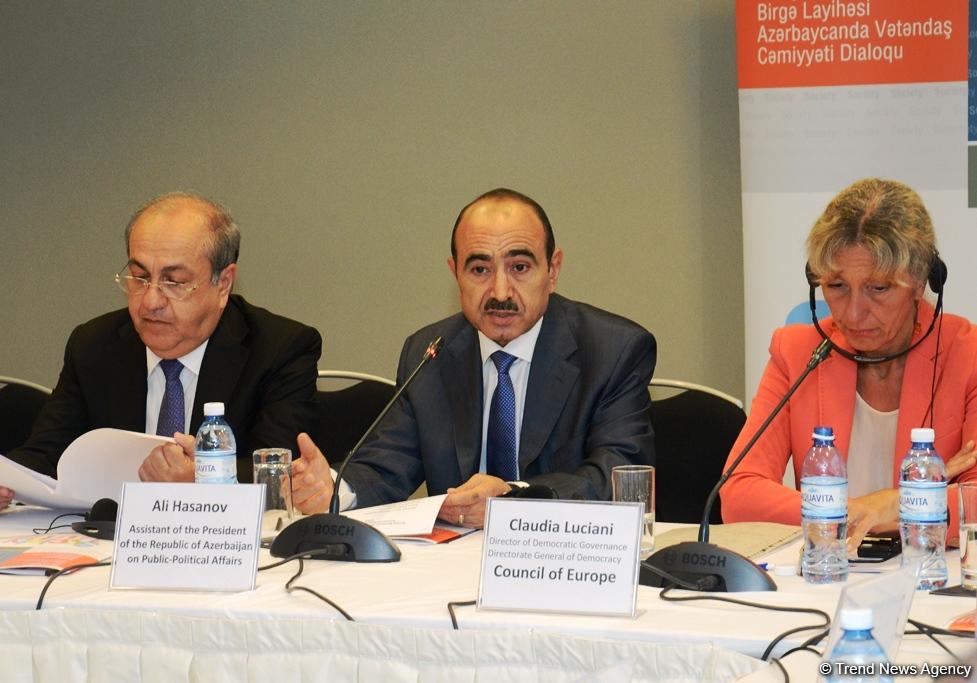 Əli Həsənov: Azərbaycan vətəndaş cəmiyyəti təsisatları üçün ən böyük donor rolunda çıxış edir (FOTO)