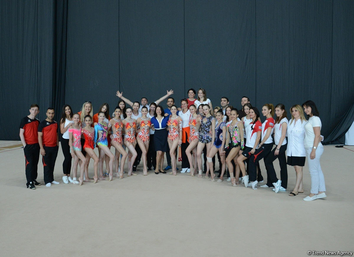 Bakıda Azərbaycan yığması gimnastlarının yoxlama məşqləri və çıxışları baş tutub (FOTO)