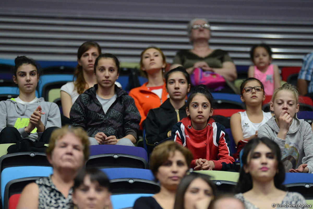 Bakıda Azərbaycan yığması gimnastlarının yoxlama məşqləri və çıxışları baş tutub (FOTO)