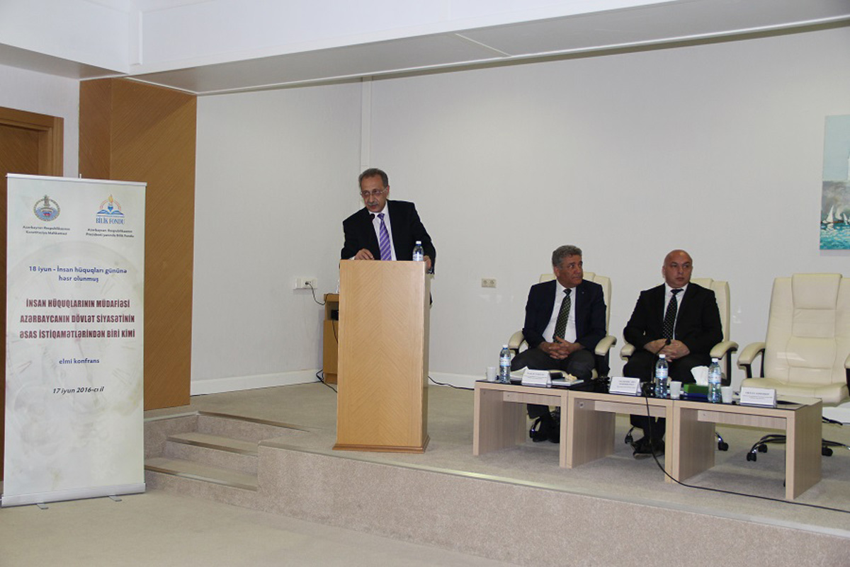 "İnsan hüquqlarının müdafiəsi dövlət siyasətinin əsas istiqamətlərindəndir" (FOTO)
