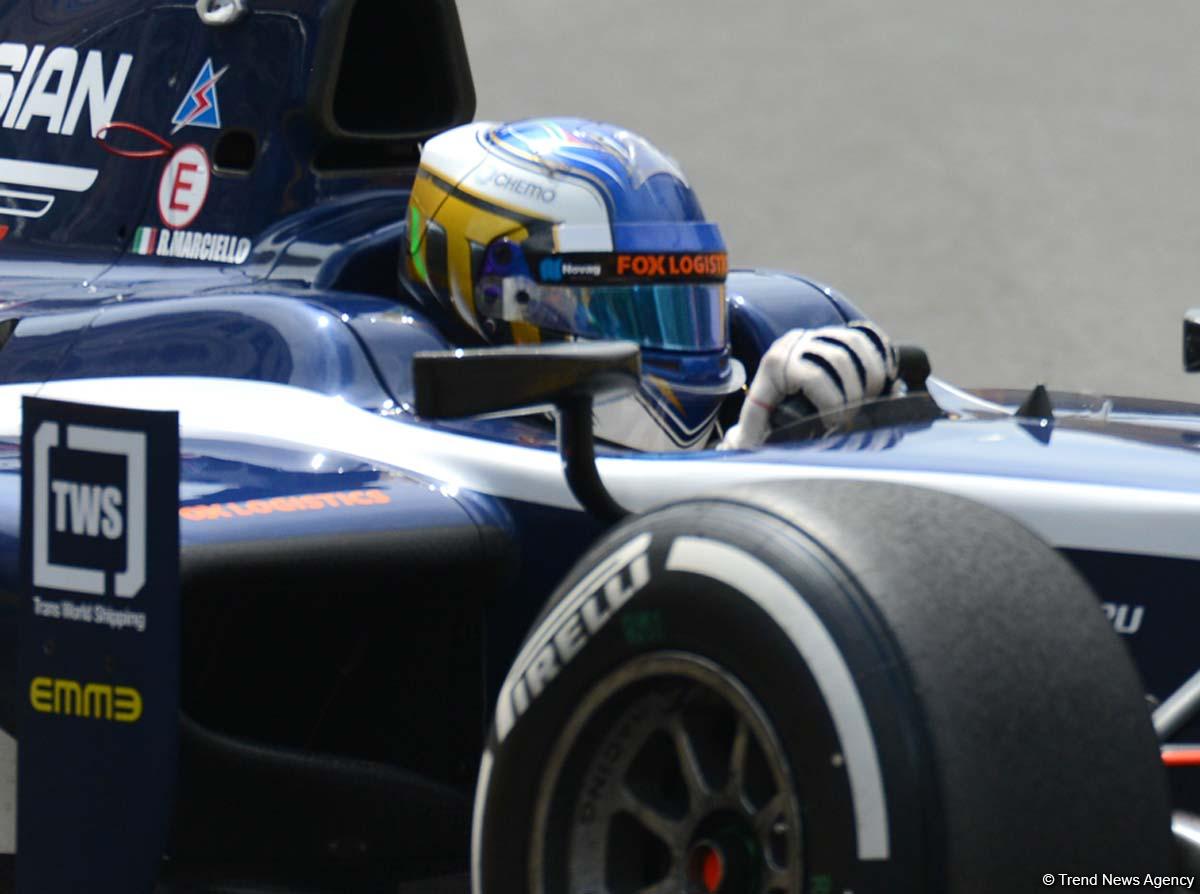 Fransız pilot Bakıda GP2 avtomobil yarışının praktiki sessiyası üzrə ən yaxşı nəticə göstərdi (FOTO)