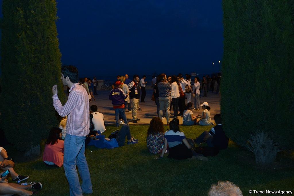 Formula 1 çərçivəsində Bakıda Kris Braunun konserti olub (FOTO)