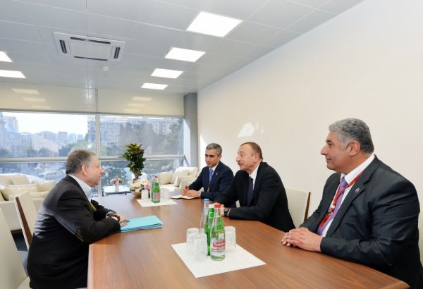 İlham Əliyev Beynəlxalq Avtomobil Federasiyasının prezidentini qəbul edib