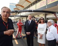 Prezident İlham Əliyev və xanımı "Formula 1" Avropa Qran Prisi yarışına baxıblar (FOTO)