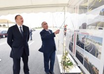 Prezident İlham Əliyev Maştağa-Bilgəh yolunun, Nardarandakı Abşeron və Nəsrulla Əsgərov küçələrinin açılışında iştirak edib (FOTO)