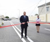 Prezident İlham Əliyev Maştağa-Bilgəh yolunun, Nardarandakı Abşeron və Nəsrulla Əsgərov küçələrinin açılışında iştirak edib (FOTO)