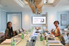 Leyla Əliyeva FAO-nun Azərbaycandakı Tərəfdaşlıq və Əlaqələndirmə Ofisinin rəhbərini qəbul edib (FOTO)