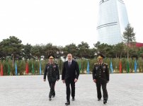 Prezident İlham Əliyev Silahlı Qüvvələrin Baş Qərargahının yeni inzibati binasının açılışında iştirak edib (FOTO)
