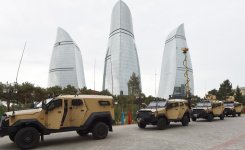 Prezident İlham Əliyev Silahlı Qüvvələrin Baş Qərargahının yeni inzibati binasının açılışında iştirak edib (FOTO)