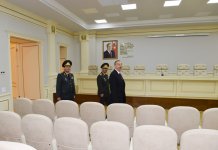 Prezident İlham Əliyev Silahlı Qüvvələrin Baş Qərargahının yeni inzibati binasının açılışında iştirak edib (FOTO)