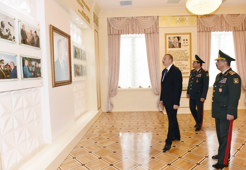 Prezident İlham Əliyev Silahlı Qüvvələrin Baş Qərargahının yeni inzibati binasının açılışında iştirak edib (FOTO)