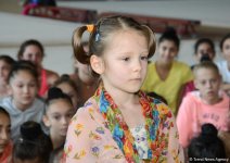 Bakıda gənc gimnastların Olimpiya çempionları ilə görüşü olub (FOTO)