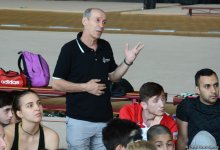 Bakıda gənc gimnastların Olimpiya çempionları ilə görüşü olub (FOTO)