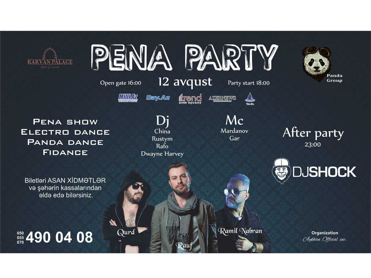 Bakıda möhtəşəm "Pena Party"