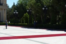 Ukrayna Prezidentinin rəsmi qarşılanma mərasimi olub (FOTO)