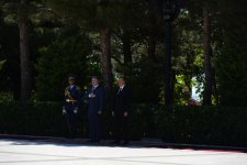 Ukrayna Prezidentinin rəsmi qarşılanma mərasimi olub (FOTO)