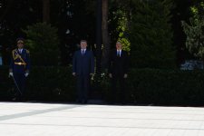Ukrayna Prezidentinin rəsmi qarşılanma mərasimi olub (FOTO)