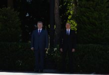 Ukrayna Prezidentinin rəsmi qarşılanma mərasimi olub (FOTO)
