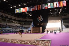 Bakı bədii gimnastika üzrə Dünya Kubokuna hazırlaşır (FOTO)